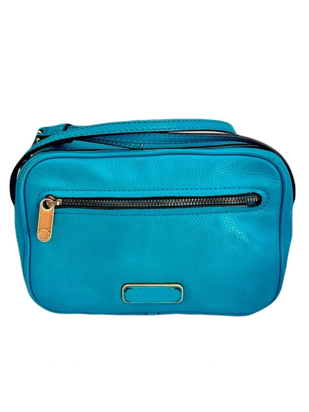 Marc by Marc Jacobs Turquoise Leather ‘Sally’ Crossbody Bag